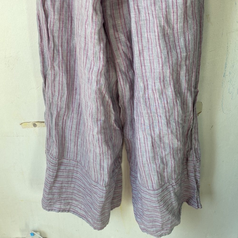 Anthro Elevenses 14 Linen Nantucket Jumpsuit - Picture 11 of 13
